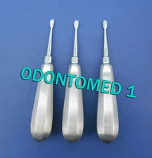 3 DENTAL TOOTH SURGERY ROOT WING WINGED ELEVATOR 6MM SURGICAL DENTAL INSTRUMENTS