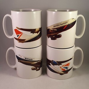 British Airways 100th Anniversary Boeing 747-400 Livery Mugs | Aviation ...