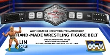 WWF Ljn Scale Hand Made “Hogan 84” Heavyweight Wrestling Figure Belt