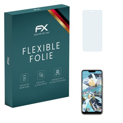 atFoliX 3x Folie für Huawei Honor 8C Schutzfolie klar&flexibel