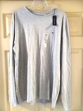 Tommy Hilfiger Mens Gray Long Sleeved TSHIRT Size XXL NWT's
