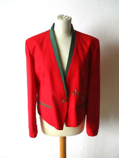 Julius Lang Damen Trachten Jacke Gr. 40 rot neuwertig