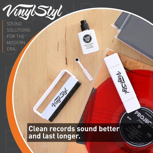 Kit d'entretien de disque vinyle Vinyl Styl® Ultimate - pinceaux disque et style et fluide [ - Photo 3/5