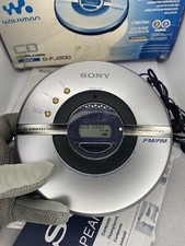 SONY D-FJ200 CD Walkman Portable CD Player Radio FM/AM BOX EXCELLENT CONDITION 