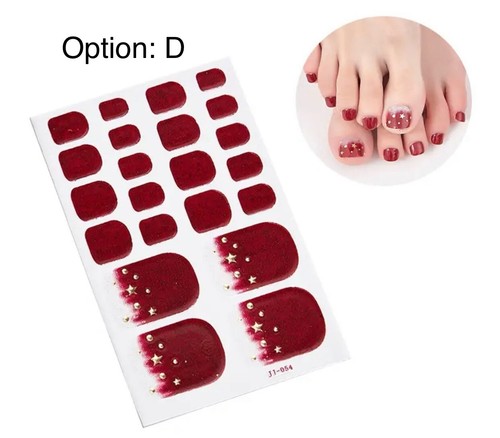 Calcomanías autoadhesivas para uñas de los pies - Imagen 5 de 7