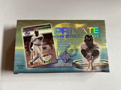 *BEST PRICE* 1999 Pacific Private Stock MLB Baseball Factory Sealed Hobby Box