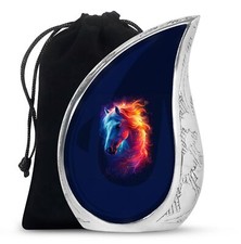 Horse Cremation Urns For Human Ashes Funeral Urns For Adult Ashes Women 10 Inch
