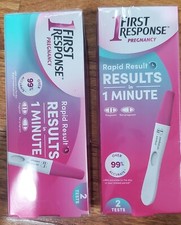 2 Pack First Response Pregnancy Test Rapid Result 2 TEST EXP 04/26