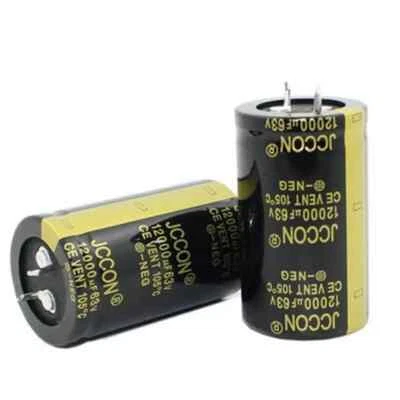 MARKENLOS 2pcs 12000uf 63v JCCON BlackGolden Audio Verstärker Filter Kondensator 30x50mm