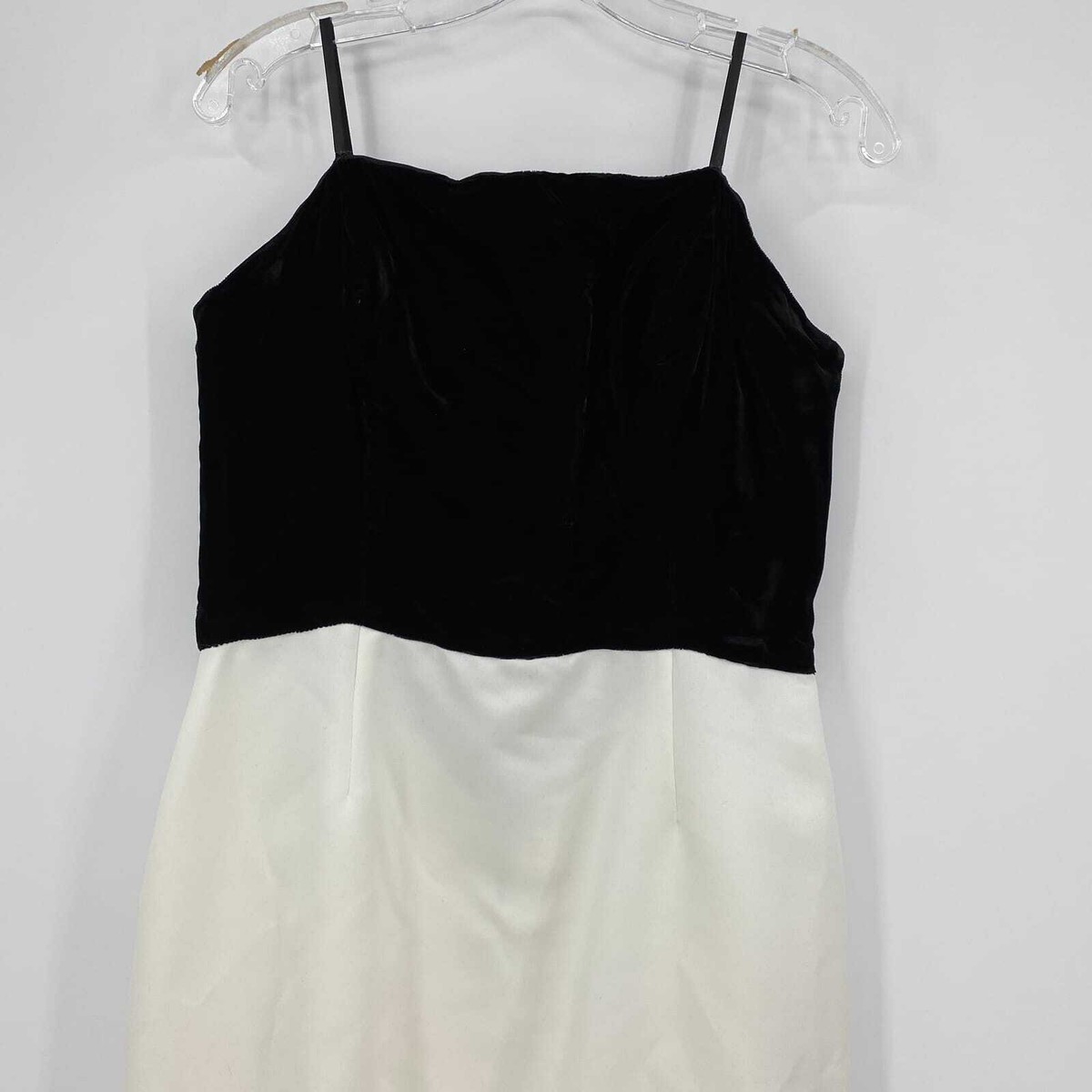 alex evenings black and white dress & Velvet Top Maxi | High Neck A front slit enhances memorial day sale 2025 Radiant Presence White Sequin Size:EU 39 - US 6 - UK 5