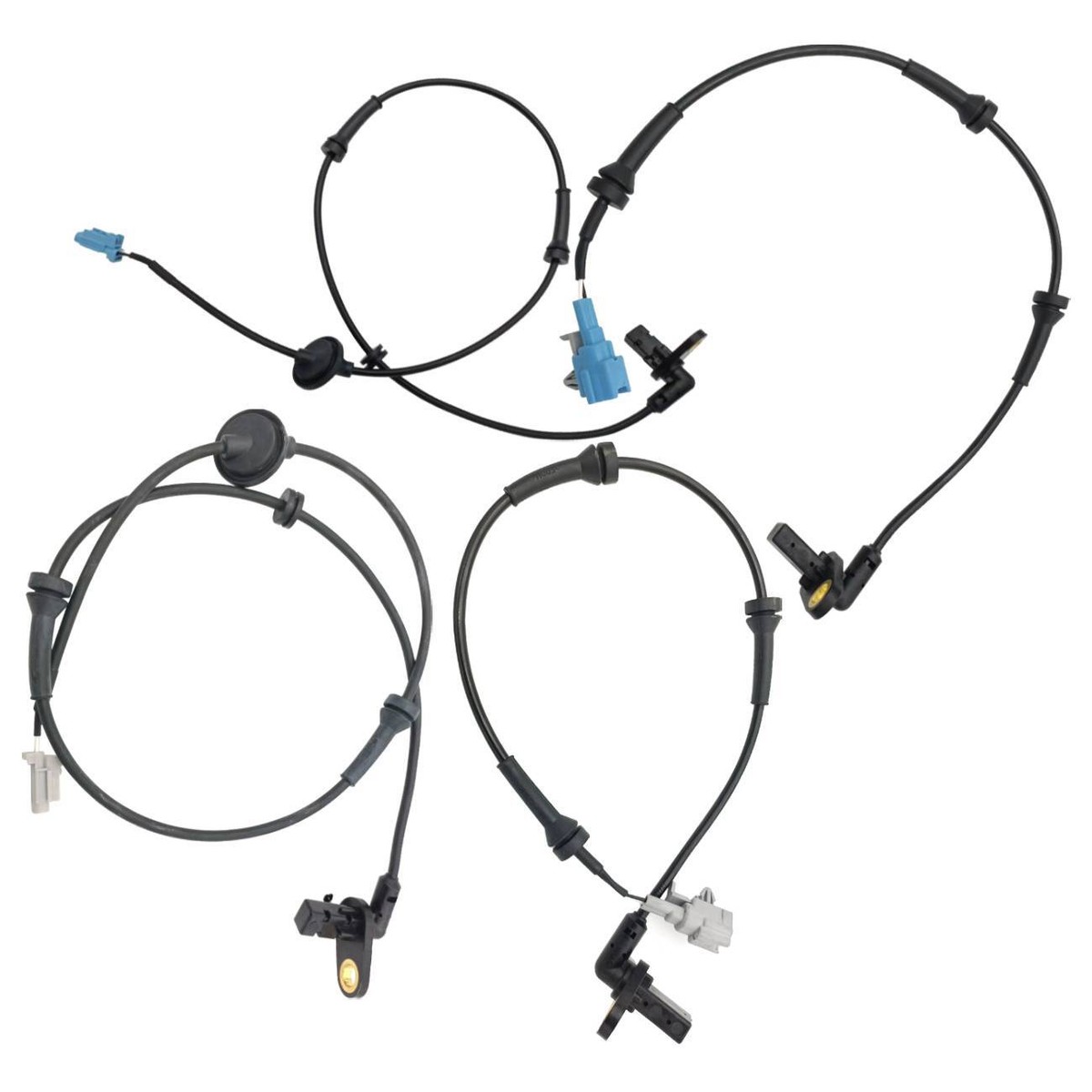 4Pcs ABS Wheel Speed Sensor Front Rear Right & Left For