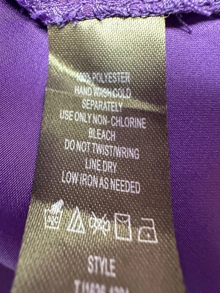 Maxi Vestido Charlie Jade Pequeño Púrpura Amarillo Gasa Estampado Animal Fiesta Evento Foto 3 de 4