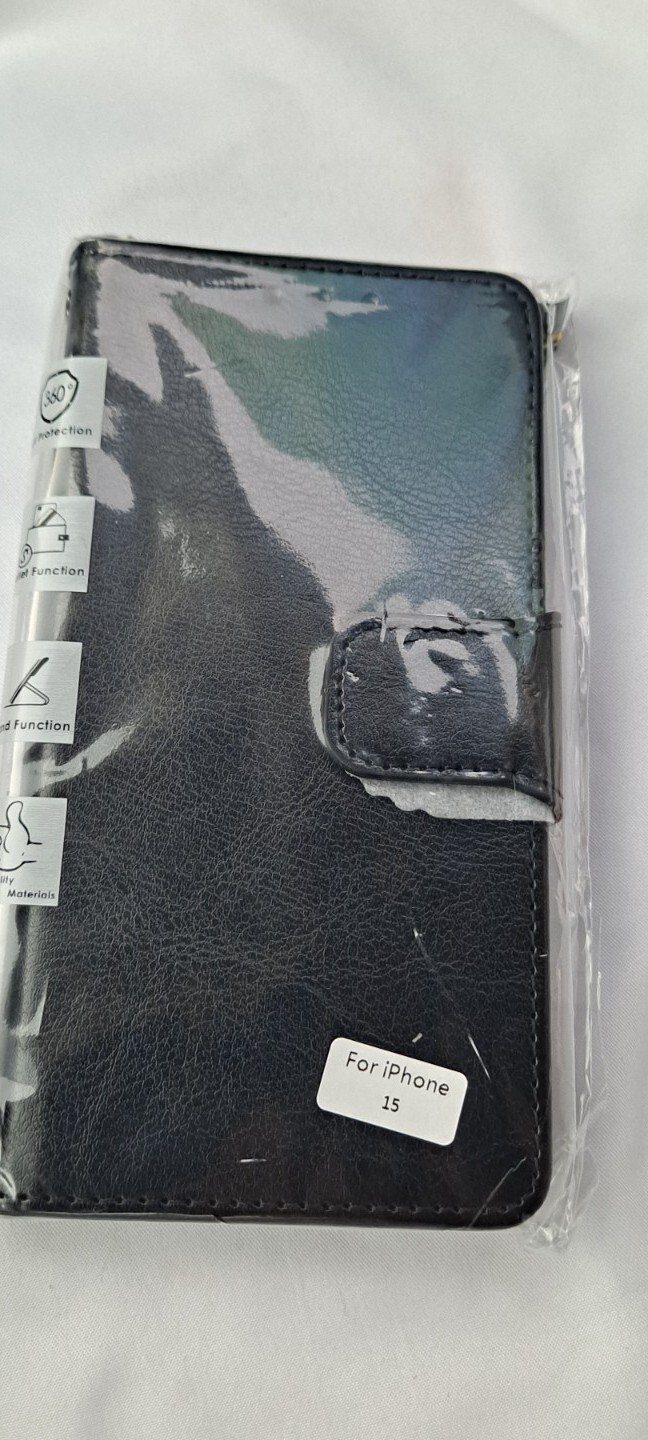 Slim Wallet Case for iPhone 15 with Card Holder-image