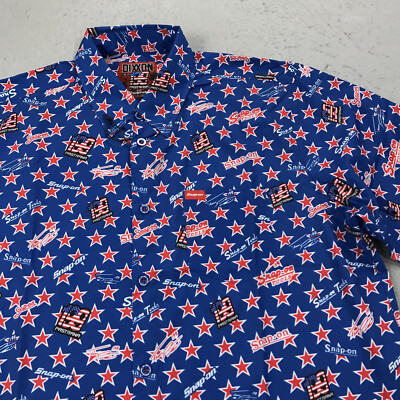 Dixxon Shirt Mens 2XL 199 Snap On Travis Pastrana American Flag