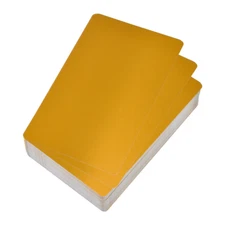 XTool Pack of 60 Gold Aluminum Metal Cards Blanks for Business Card Engraving