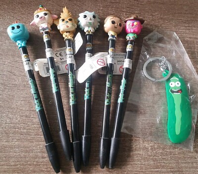 rick & morty Stifte funko pen topper Pickle Rick Schlüsselanhänger Tinkles Squanchy Meeseeks