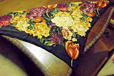 Vintage Floral 100 Silk Scarf.
