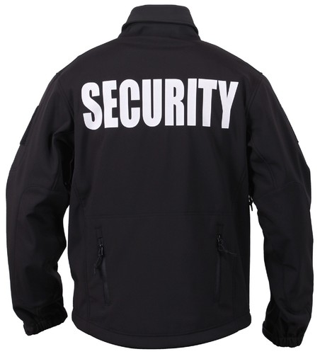 Men's Black Special Ops Soft Shell SECURITY Tactical Jacket Waterproof Coat - Picture 6 of 7