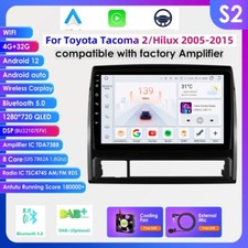 Apple CarPlay For TOYOTA TACOMA HILUX 2005-2015 Android 12 Car Radio GPS 4+ 32GB