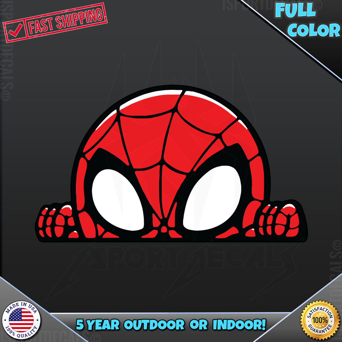 Spider Man Peeking Peek Peekabo Peekers VINYL DECAL STICKER 230 | eBay