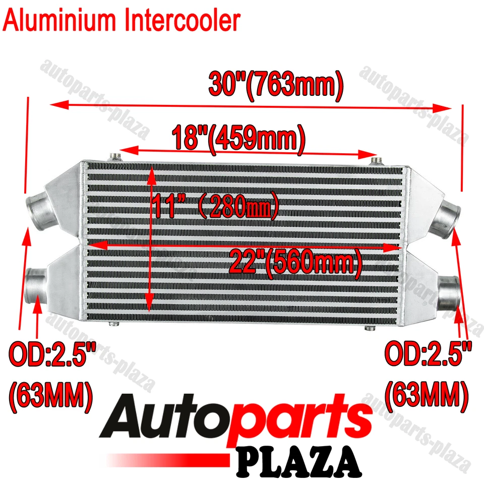 Intercooler FOR 1990-1996 Nissan 300Z/ 91-99 Mitsubishi 3000GT/ 97-2001 Audi A4 Foto 2 de 4