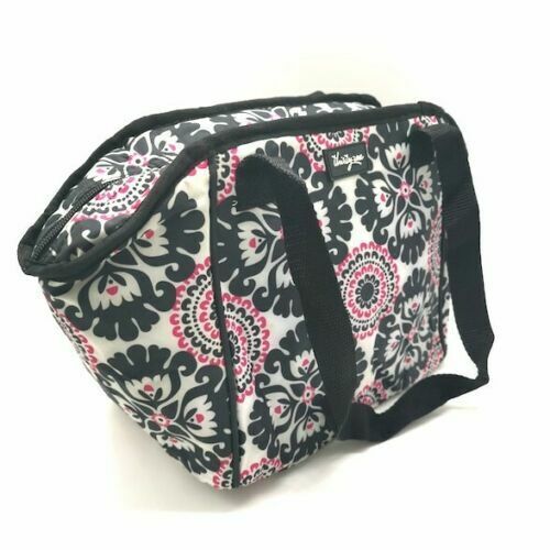 Thirty One picnic Lunch break thermal tote storage bag 31 in Pink Pop Medallion - Picture 4 of 6