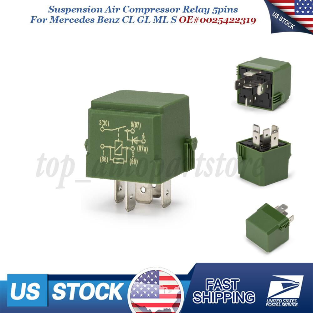 Suspension Air Compressor Relay 0025422319 For Mercedes-Benz C350 ML550 S500 NEW-image