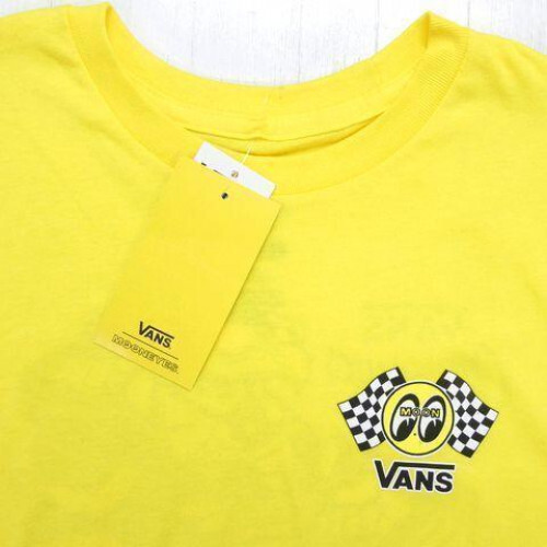 VANS × MOONEYES コラボ 限定Tシャツ US企画 新品未使用 黄 VANS × MOONEYES コラボ 限定Tシャツ US企画 新品未使用 黄