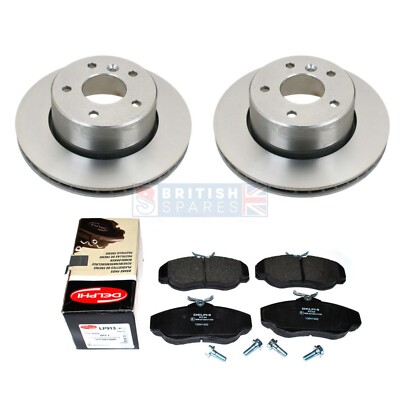 DISCOVERY 2 1998 04 FRONT BRAKE DISCS AND OEM DELPHI PAD SET
