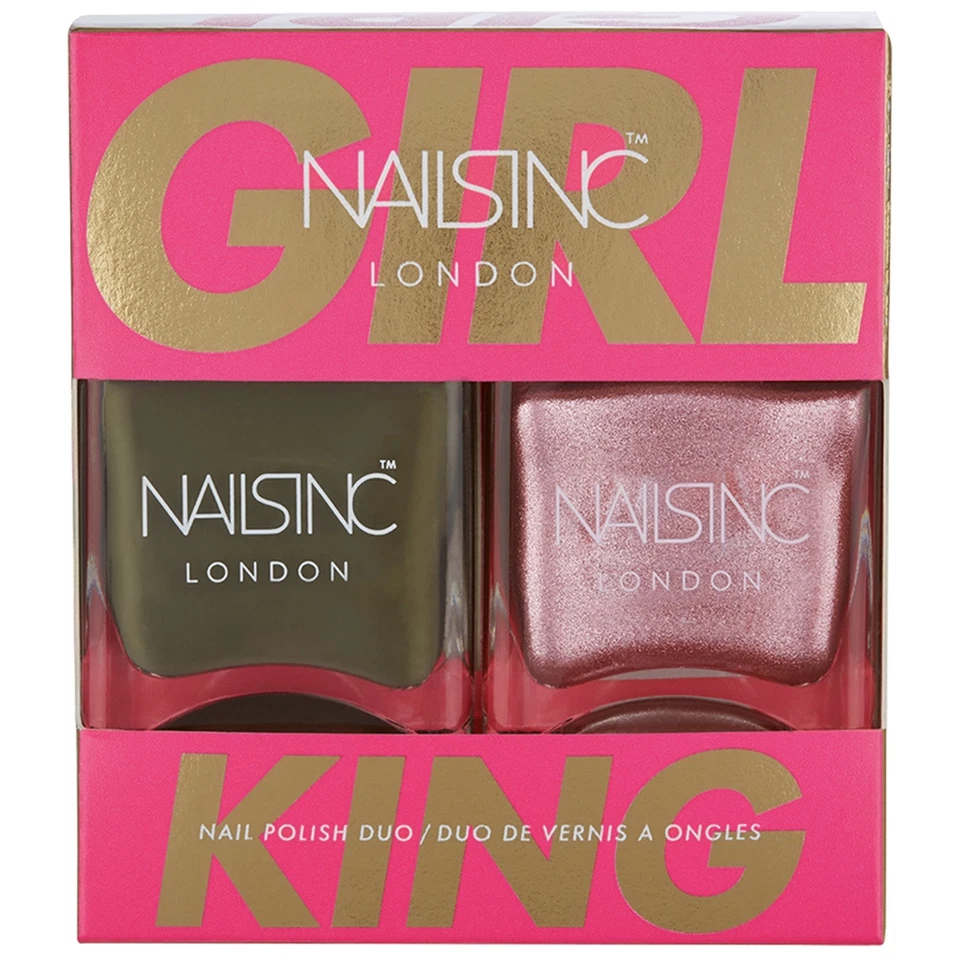 NAILS INC Nail Polish Duo - Girl King Collection (10723)