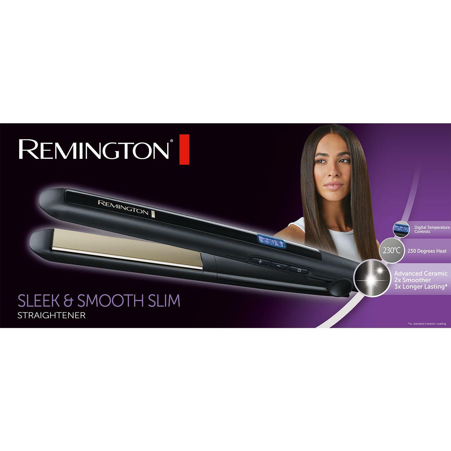 Remington Hair Straighteners Sleek & Smooth upto 230°C with Turbo Boost