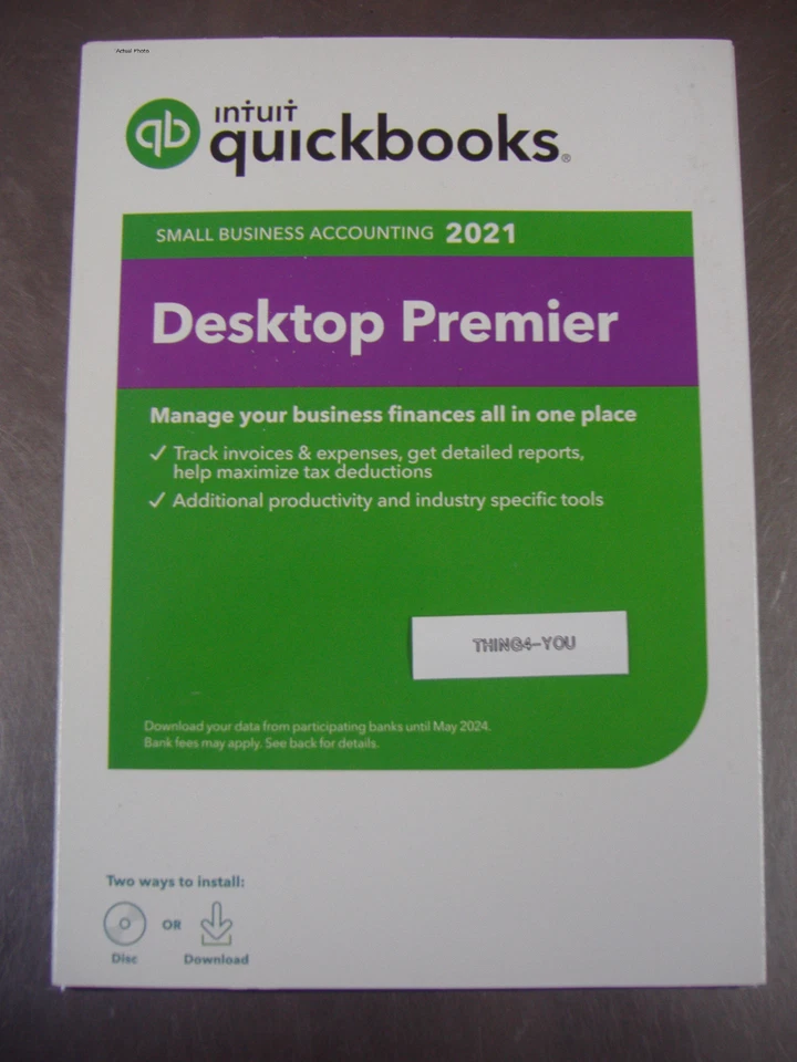 2021 QUICKBOOKS PREMIER NO SUBSCRIPTION NO MONTHLY FEE FOR WINDOW 8,10 & 11 - Image 2 of 4