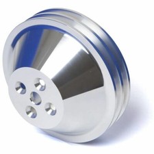 Small Block Chevy Water Pump Pulley 2 Groove V-belt Short Water Pump Sbc 350 Small Block Chevy Water Pump Pulley 2 Groove V-belt Short Water Pump Sbc 350