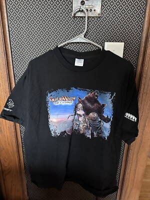 Vintage 90's Computer pc Mac Software Game T Shirt NCsoft ArenaNet Guild of Wars