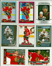 2007 PATRICK KANE RC LOT 8 FLEER ULTRA OPC PLATINUM RAINBOW RED UD ROOKIE