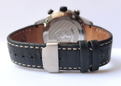 Orologio Ferrari scuderia chronograph swiss made men wristwatch pilot car clock - Foto 10 di 23
