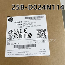 AB 25B-D024N114 Allen-Bradley Ser A PowerFlex 525 AC Drive New Factory Sealed TX