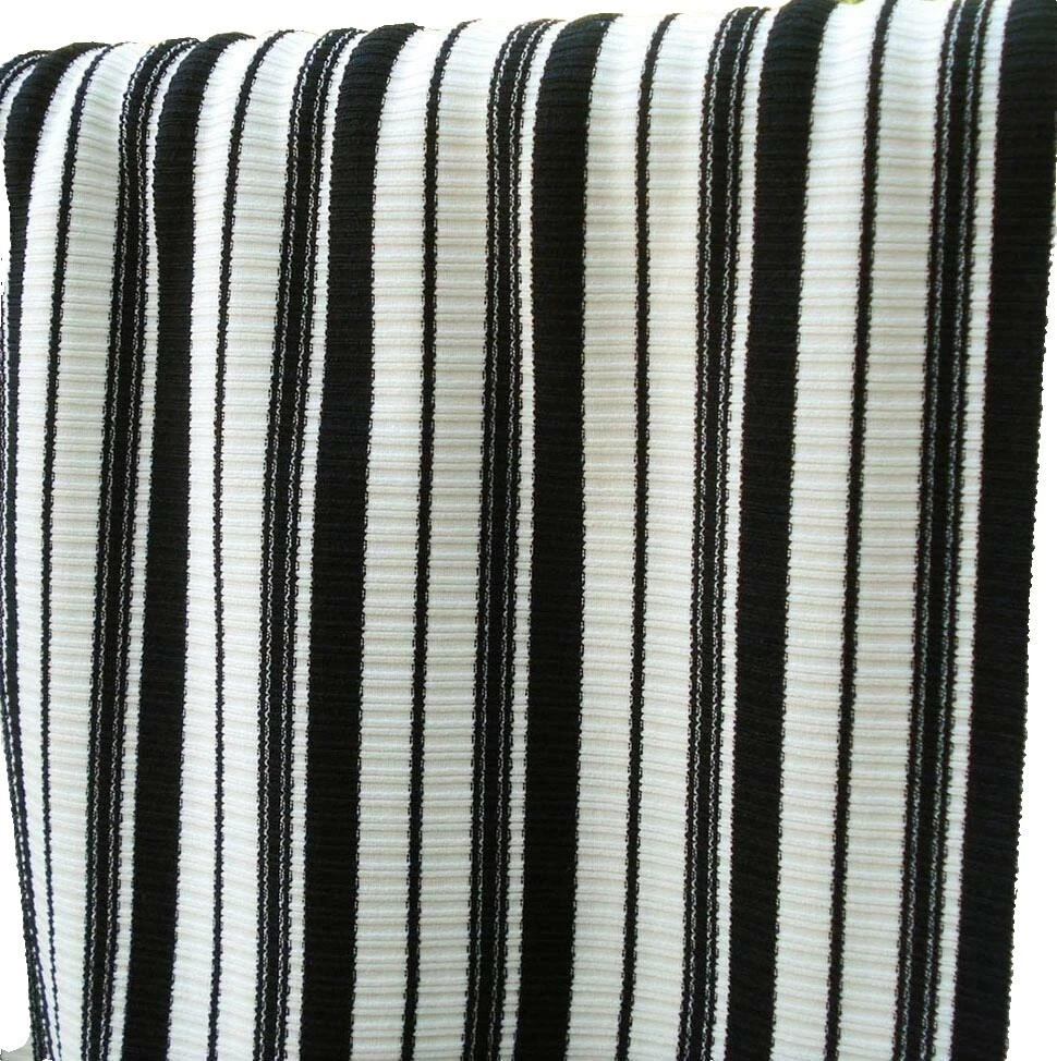 Géneros artesanales de Rayas Blanco Tejido de punto