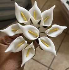 Artificial Calla Lily Flowers White Lilies, scrapbooking, wedding, party favors