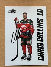 Chris Collins Augsburger Panther Autogrammkarte original signiert #40683