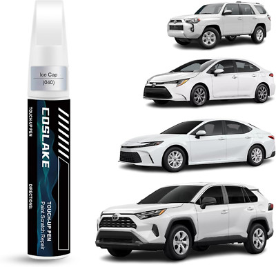 Car Touch up Paint(Ice Cap/Super White(040(Include 2UE/2MQ))) for Toyota, Car Pa
