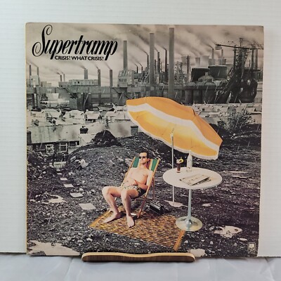 Supertramp-Crisis? What Crisis? Record Vinyl LP 1975 A&M Records SP-4560