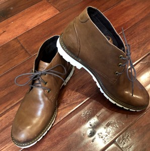 rockport men's leather sharp & ready chukkas