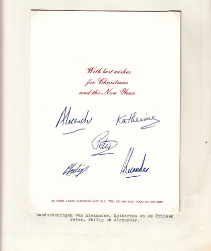 Royal House of Yugoslavia, Imprinted Autographs, Royalty Yugoslavia (L6861) - Picture 5 of 7