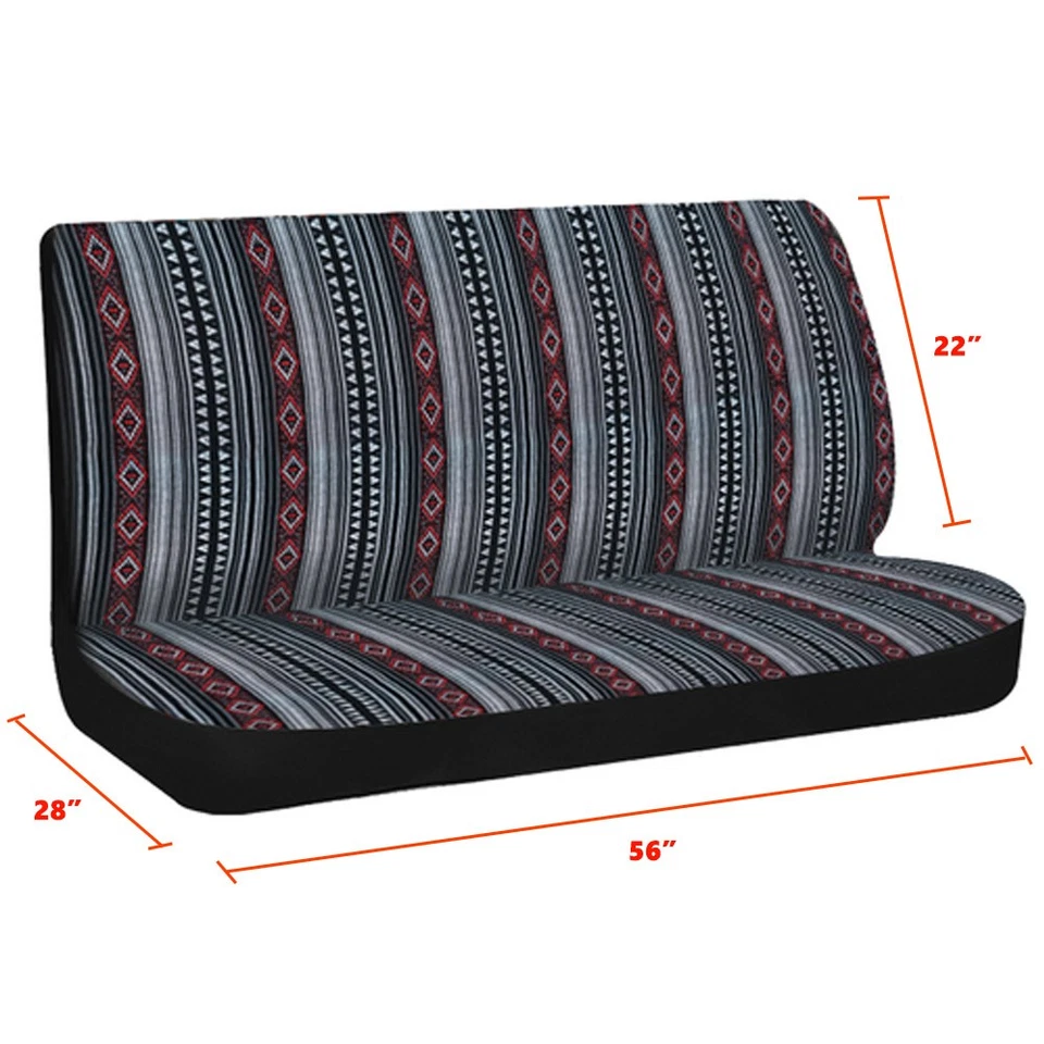 Cubierta de asiento de banco universal para camioneta pickup se adapta a Chevrolet, Dodge Ford, Honda Toyota Foto 3 de 4