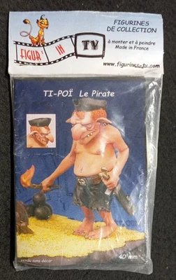 Figur'in TV - Ti-Poî Le Pirate - Kit à monter et à peindre - Résine - Photo 1/2