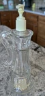 Avon Body Lotion Bottle Country Pump Fancy 10" Decanter Glass Clear 10 Oz VTG