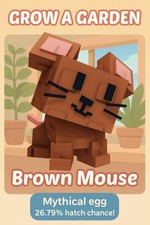 🔥GROW A GARDEN Roblox✨ Brown Mouse | Fast & Easy