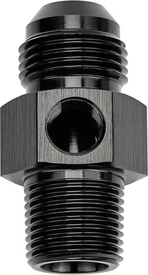 #ad 8AN to 3 8 NPT with 1 8quot; NPT gauge port Fuel Pressure Take off Fitting Adapter A $21.99