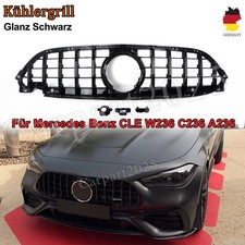 Kühlergrill Panamericana GT für Mercedes Benz CLE W236 C236 A236 Glanz Schwarz